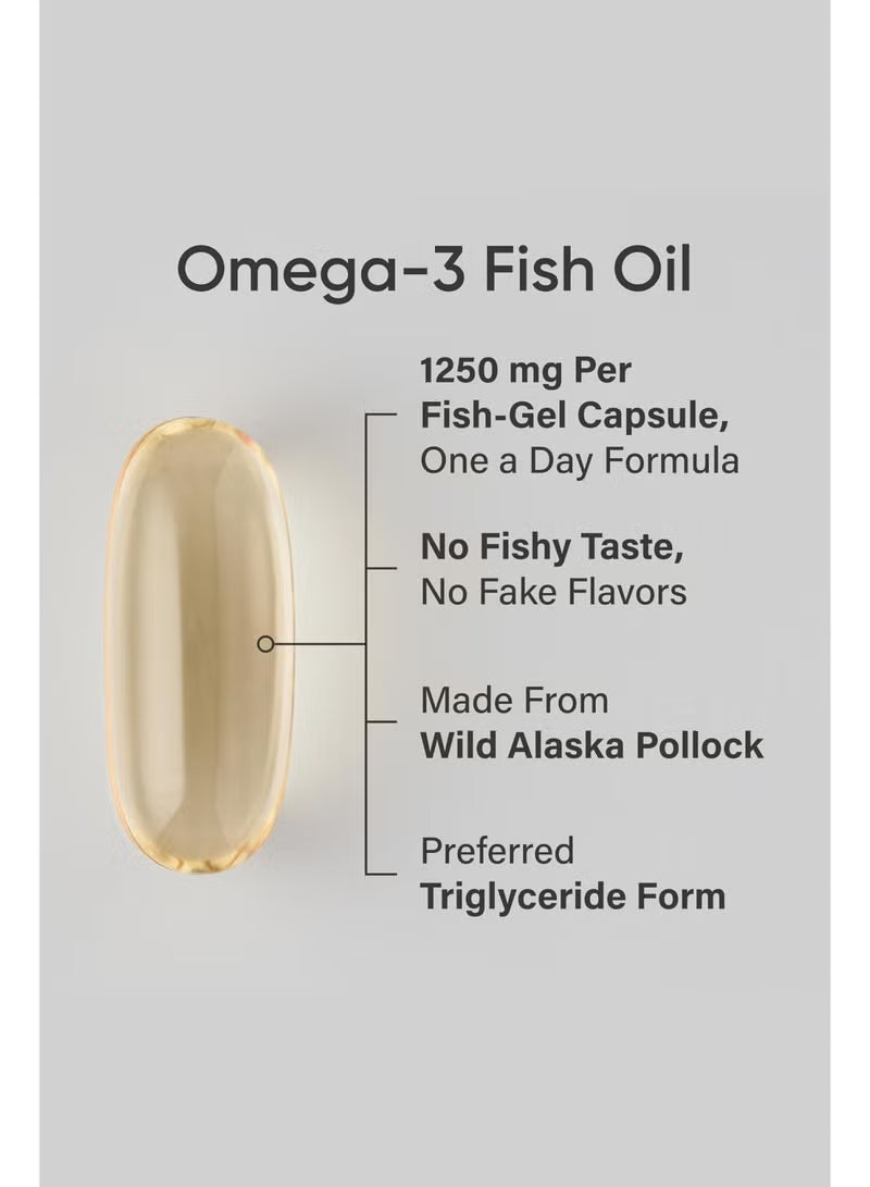 Omega-3 Triple Strength 1250 mg (AlaskOmega®